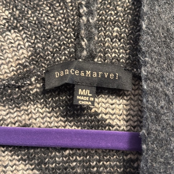 Dance & Marvel Open Front Houndstooth Cardigan - Picture 8 of 15